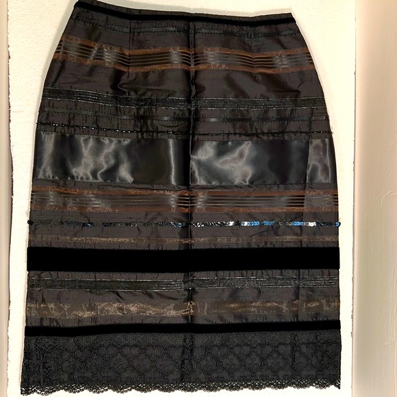 Elegant Multilayered Silk Skirt by Alfani - Picture 3 of 7